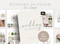 400 Page Canva Wedding Planner Template Bundle, Wedding Planner,Wedding Itinerary,Wedding Planning Book,Wedding Planning Checklist,Binder product logo