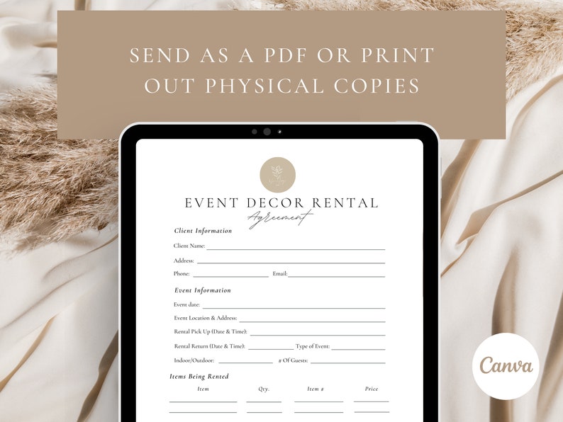Professional Event Decor/equipment Rental Contractevent Rental Etsy