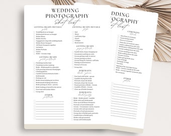 Wedding Photography Shot List,Wedding Photographer Shot List,Printable Wedding Photo Checklist,Wedding Shot List,Printable, Instant Download