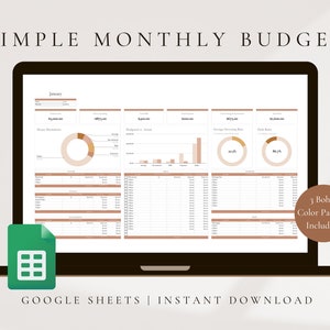 Monthly Budget Spreadsheet,Google Sheets Budget Template,Personal Finance Dashboard,Monthly Budget Planner Google Sheets,Budget Planner,BOHO