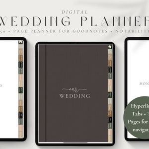 150+ Page Wedding Planner for iPad Goodnotes, iPad Wedding Planner, Wedding Goodnotes, Wedding To Do List,Wedding Checklist,Wedding Planner