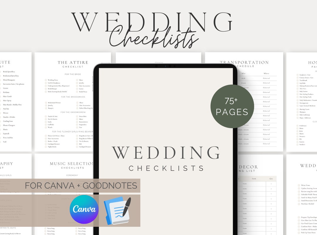 Wedding Planning Checklist, Photography Shot List, Wedding Planning ...