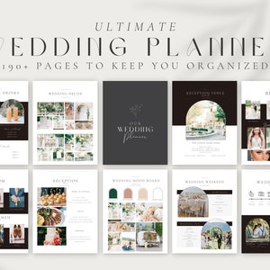 Ultimate Wedding Planner Bundle, iPad Wedding Planner Goodnotes, Canva Wedding Planner,Wedding Itinerary,Wedding Planning Book, Templates image 4