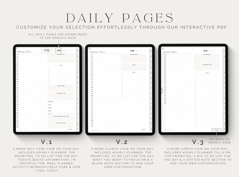 2024 2025 & Undated Digital Planner,GoodNotes Planner,Daily Planner,Weekly Planner,Notability Planner,iPad Planner,Apple Google Planner,Plan image 7