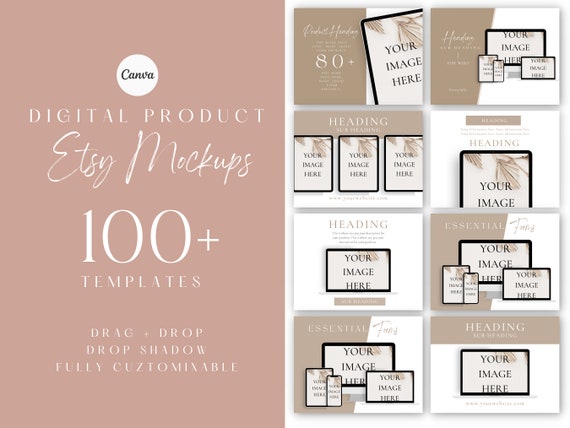Digital Product Mockup Templates: Boost Your Design Efficiency