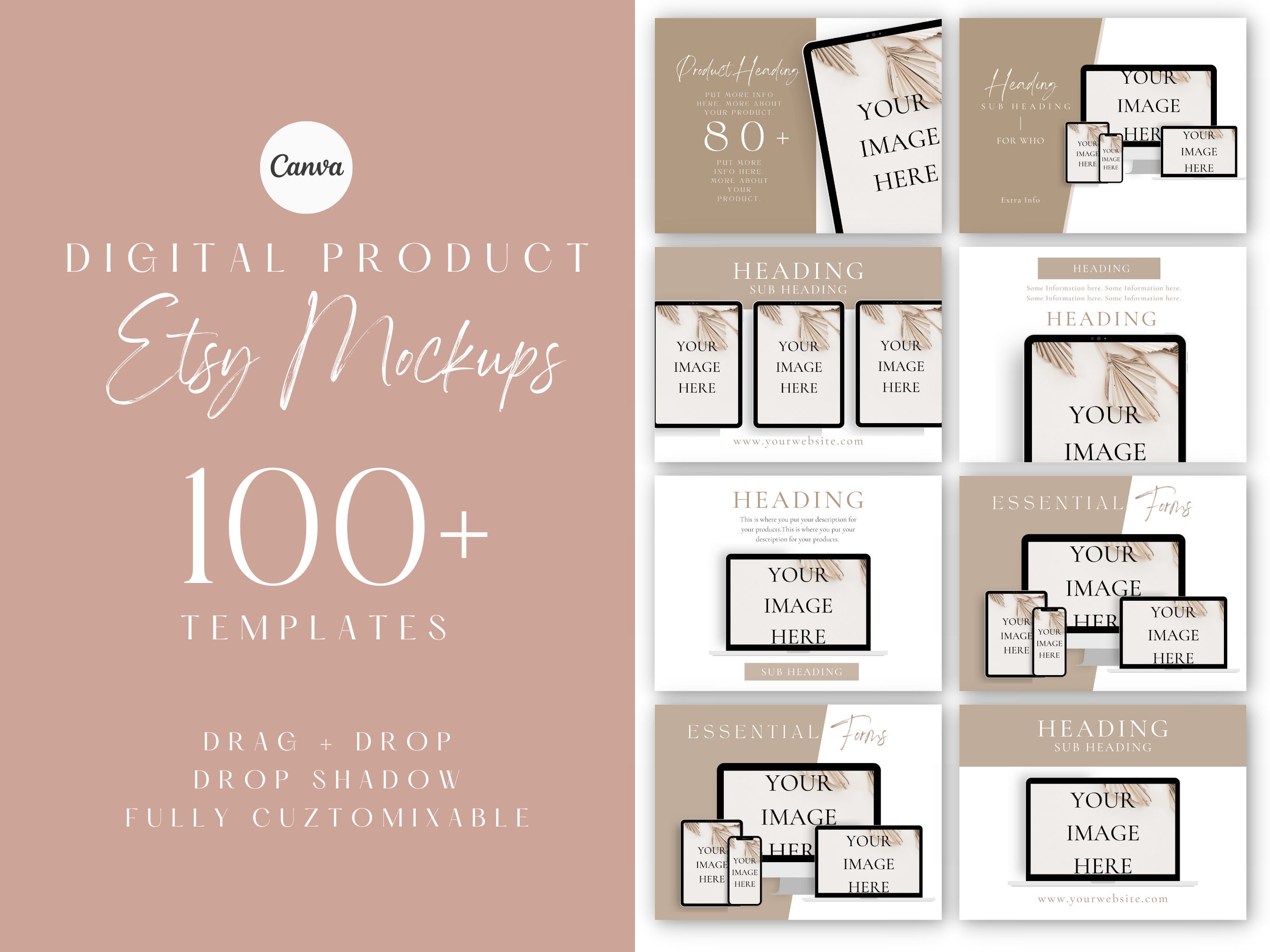 Etsy Listing Mockup Digital Product Mockupsell on Etsy Etsy