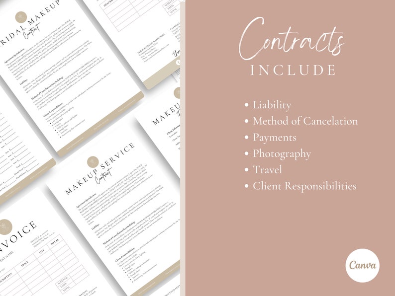 MUA Contract Template Makeup Artist Contract Makeup Contract Etsy MUA Contract Template Makeup Artist Contract Makeup Contract Etsy