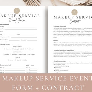Editable Makeup Contract Template,freelance Makeup Artist Contract ...