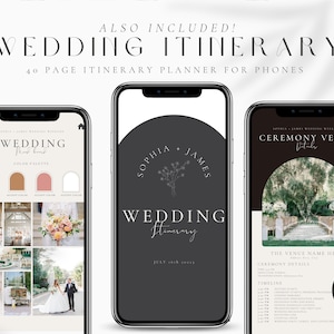 Ultimate Wedding Planner Bundle, iPad Wedding Planner Goodnotes, Canva Wedding Planner,Wedding Itinerary,Wedding Planning Book, Templates image 5