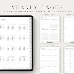 2024 2025 & Undated Digital Planner,GoodNotes Planner,Daily Planner,Weekly Planner,Notability Planner,iPad Planner,Apple Google Planner,Plan image 3