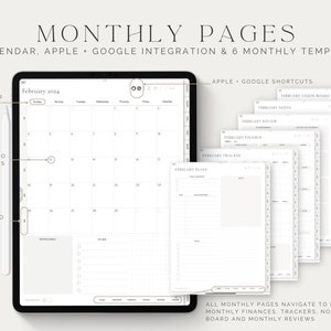 2024 2025 & Undated Digital Planner,GoodNotes Planner,Daily Planner,Weekly Planner,Notability Planner,iPad Planner,Apple Google Planner,Plan image 4