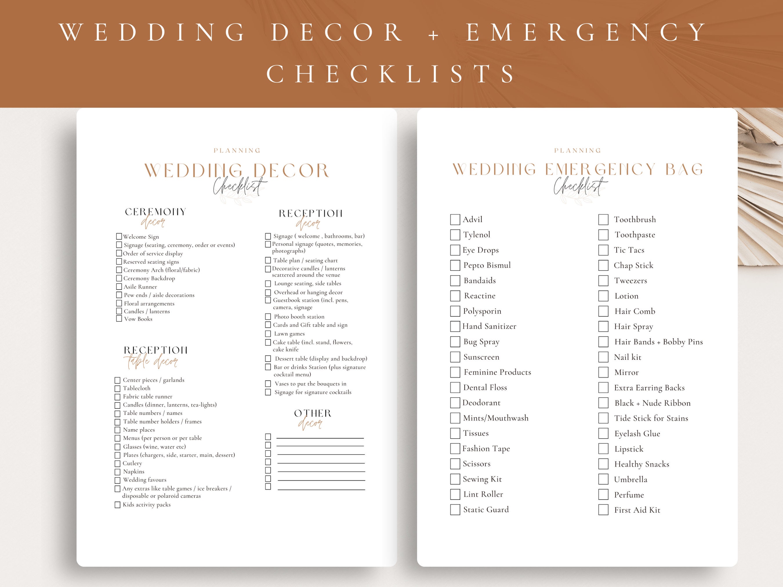 Lista De Verificación De La Guía De Poses Para Bodas