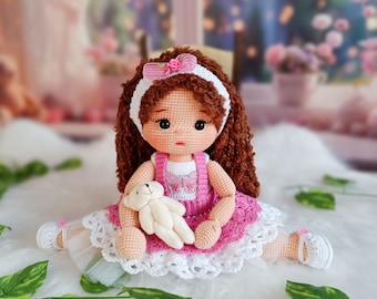 Crochet Princess Doll: Handmade Amigurumi, Removable Clothes