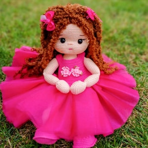 Amigurumi doll, crochet doll, cute doll, handmade doll, stuffed doll, doll for sale, finished doll, baby girl gift, special gift