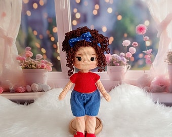 Amigurumi Doll, Crochet doll,  Amigurumi Dolls For Sale, Stuffed Doll, Handmade Doll, Amigurumi Doll, ms Rachel