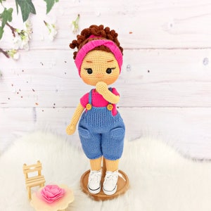 Ms Rachel doll, Handmade crochet doll, unique amigurumi doll, rachell doll, Rachel crochet doll, miss Rachel doll, Amigurumi crochet doll,