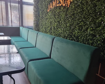 Custom Banquette Seating – Upholstered Dining Bench – Restaurant Booth / Kitchen Nook Furniture – Cafe Seating, Commercial Furniture