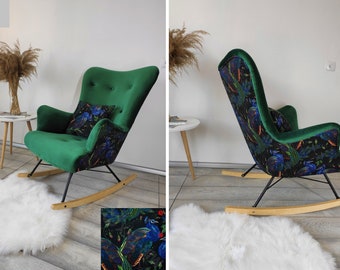 Colourful Colection Fauteuil scandinave fauteuil à bascule/chaise de soins // Schaukelstuhl/ Sessel //WINGBACK COLO