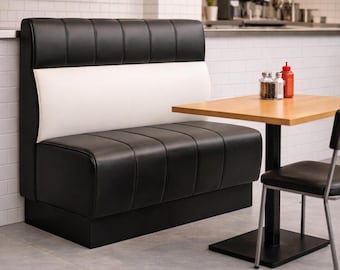 Vintage-Inspired Booth Bench for Kitchens & Cafés