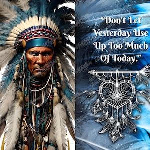 20 oz raka digitala filer för sublimering indianer indianer indian ordspråk