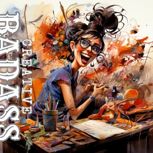 20 oz Straight Digital Files for Sublimation Hot Mess Creator Artistic Art Creative Badass