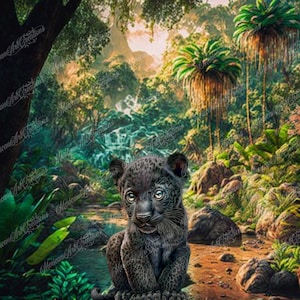 20 oz Straight Digital Files for Sublimation Black Panther Jungle