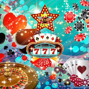20 oz Straight Digital Files for Sublimation Casino Slots Roulette Poker