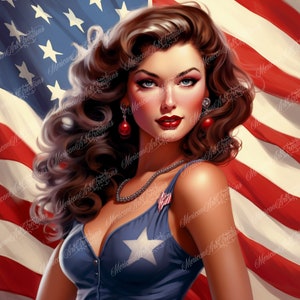 20 oz Straight Digital Files for Sublimation 1950s Retro Pinup Girl Model