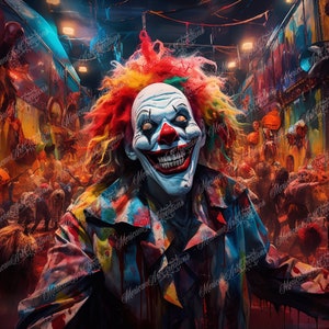 20 oz rechte digitale bestanden voor sublimatie Killer enge clown