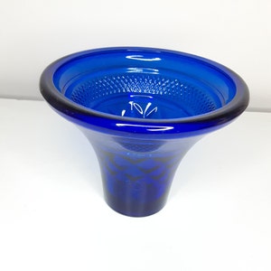 Blue Decorative Glass vase/ home decor