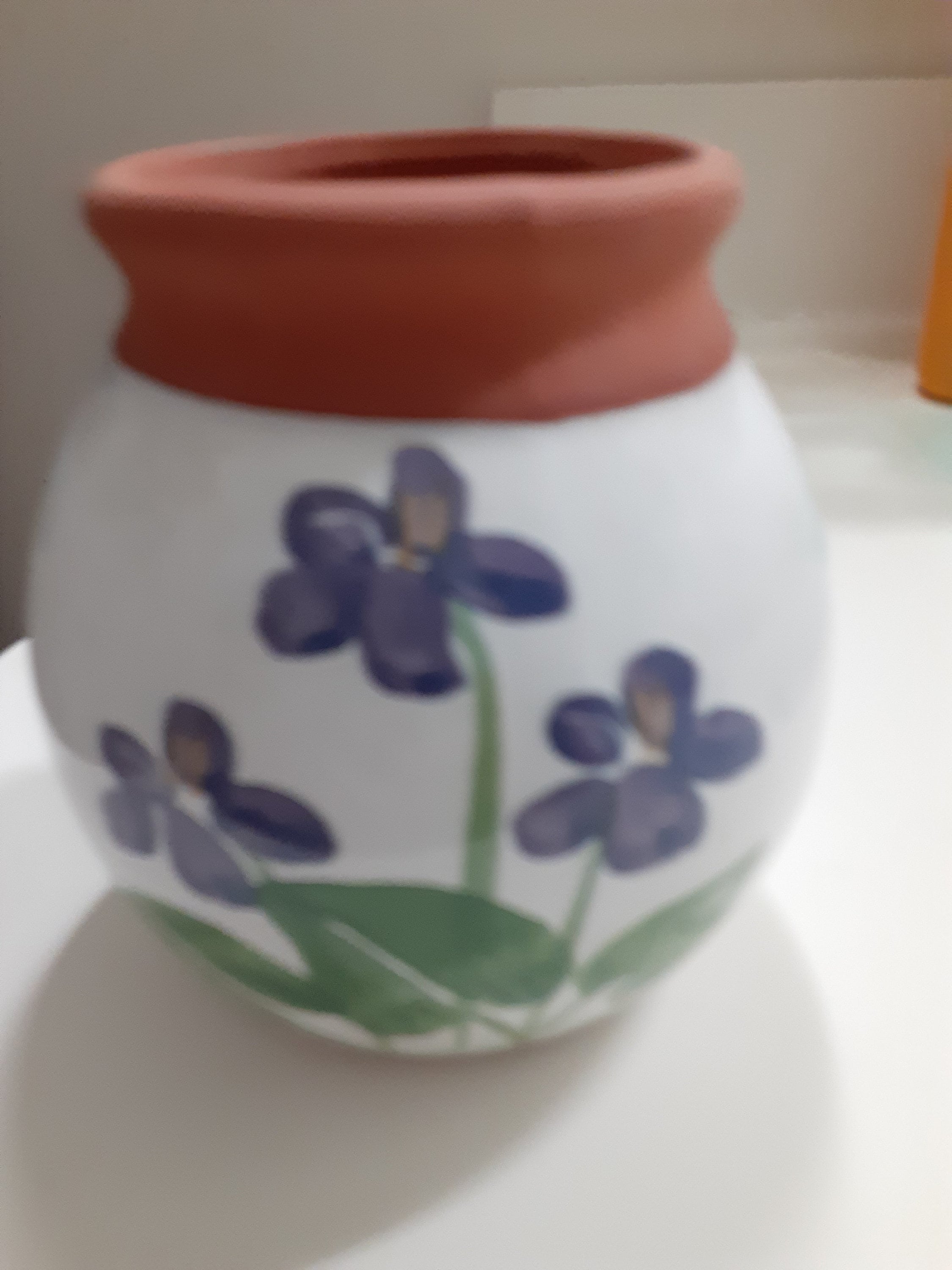 Emerson Creek Pottery Art Pot/handpainted Ceramic Pot/pottery/home