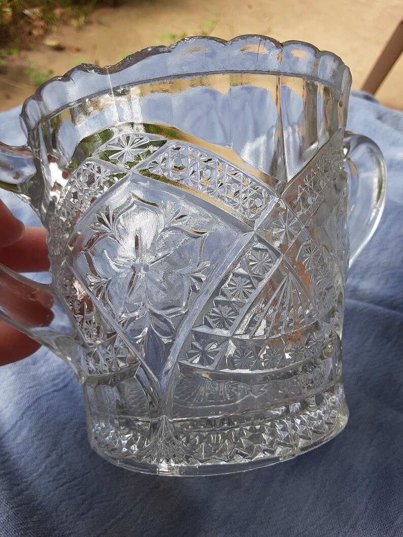 Vintage Cut Glass Sugar Bowl/lidded Bowl With Handles/serving Pieces/dining Pieces Etsy