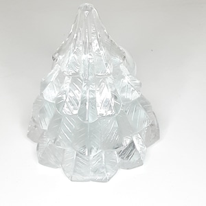 Glass tea light 3D tree/christmas tree/christmas decor/home decor/