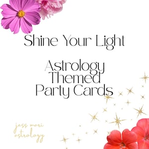 Shine Your Light-kaartspel met astrologiethema