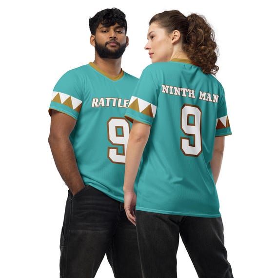 VINTAGE Replica Teal and Gold Unisex AZ Rattlers Jersey