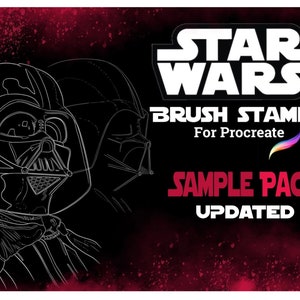 Star Wars Procreate Sample Stamp Pack| Digital Download