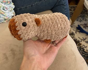 Gehäkeltes Capybara Plüschtier, Capybara Amigurumi, gehäkeltes Plüsch