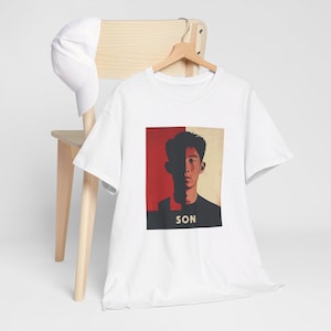 Son Heung-min T-Shirt | Tottenham Hotspur Soccer Star | Korean Football Icon Tee