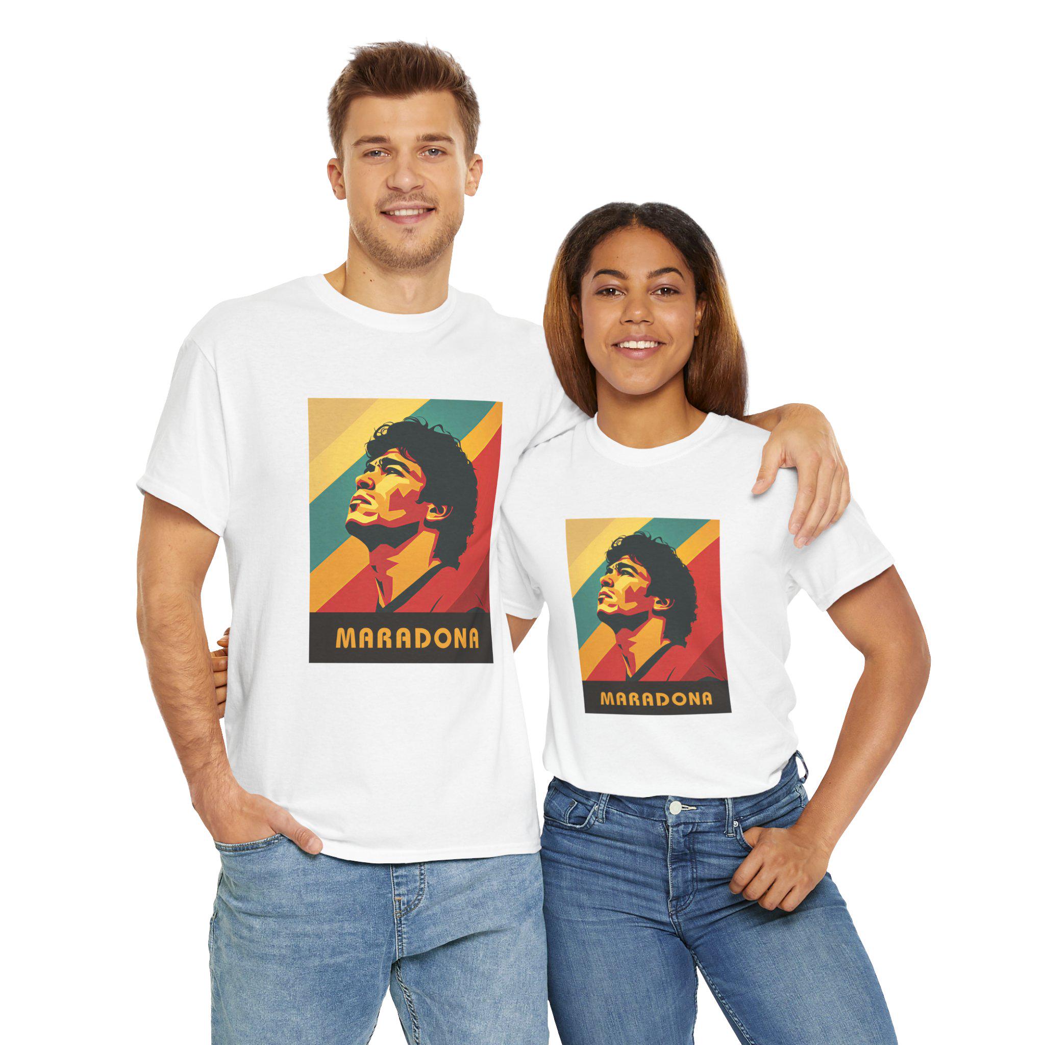 マラドーナ サッカー T シャツ | アルゼンチンサッカー伝説のポップ