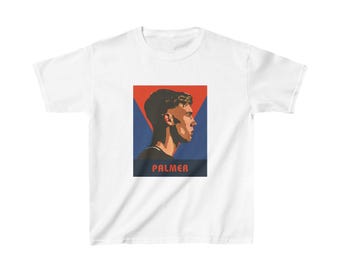 Kids Cole Palmer T-Shirt | Chelsea FC | England Football Star | Youth Soccer Fan Gift