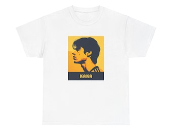 Kaká Soccer Tee | Brazil & AC Milan Legend Pop Art | Kaká Graphic Shirt