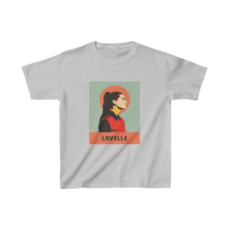 Maglietta da calcio per bambini Rose Lavelle / Uswnt NJ/NY Gotham FC Hero Art immagine 3