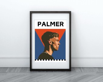 Cole Palmer Digital Print | Chelsea FC Art | Instant Download | Printable Wall Art | Rising Football Star Poster