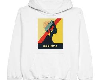 Megan Rapinoe Kids Sweatshirt | Youth USWNT Icon Soccer Star Hoodie | Inspiring Rapinoe Apparel for Young Fans