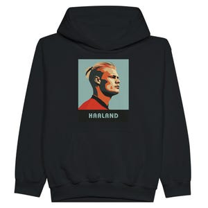 Erling Haaland Kids Sweatshirt | Norway & Manchester City Football Superstar Hoodie | Youth Soccer Apparel