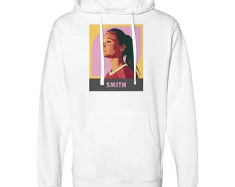 ソフィア・スミス スウェットシャツ | USWNT スター ポップアート パーカー | ファン向けサッカー グラフィック パーカー