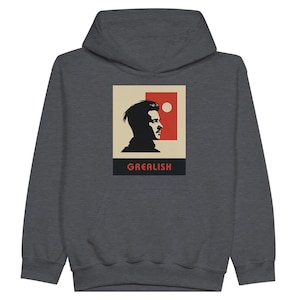 Felpa per bambini Jack Grealish / Felpa con cappuccio Manchester City & England Football Star / Abbigliamento da calcio per ragazzi per i tifosi di Grealish