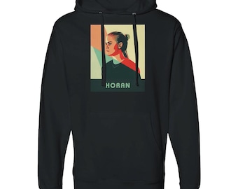 Sudadera Lindsey Horan / Sudadera con capucha Pop Art de la USWNT / Sudadera con capucha con gráficos de fútbol para fanáticos