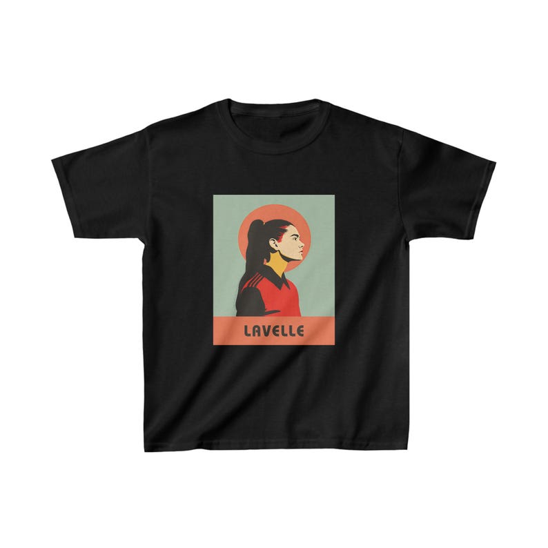 Maglietta da calcio per bambini Rose Lavelle / Uswnt NJ/NY Gotham FC Hero Art immagine 2