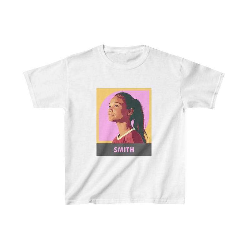 Sophia Smith Kids T-Shirt | USWNT & Portland Thorns Soccer Tee | Youth Football Shirt for Young Fans image 1